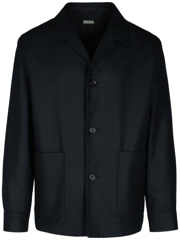 Zegna 'Drop 7' Black Wool Jacket - ERMENEGILDO ZEGNA - BALAAN 1