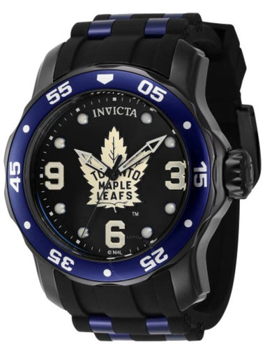 Invicta NHL Toronto Maple Leafs Quartz Black Dial Men's Watch 42648 - INVICTA - BALAAN 1