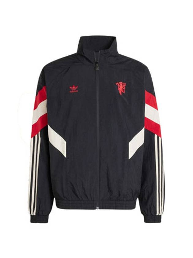 Manchester United Originals Track Top Black Red IS6525 - ADIDAS - BALAAN 1