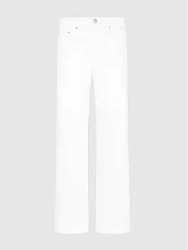 Alexandre Mattiussi Denim Straight Jeans White - AMI - BALAAN 2