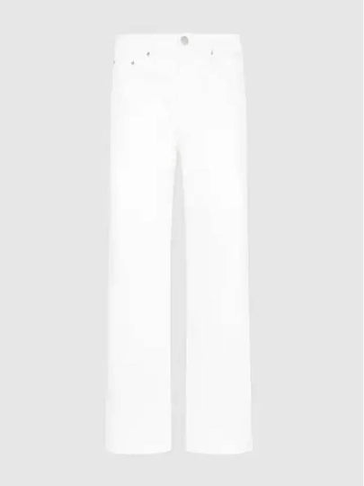 Alexandre Mattiussi Denim Straight Jeans White - AMI - BALAAN 2