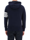 Engineered 4 Bar Diagonal Zip Up Hoodie Navy - THOM BROWNE - BALAAN 5