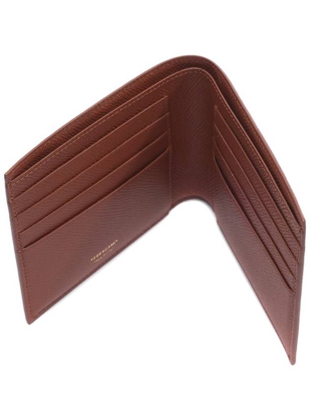 Gancini Half Wallet Brown - SALVATORE FERRAGAMO - BALAAN 7