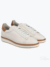 Grained Calfskin Low-Top Sneakers Panama - BRUNELLO CUCINELLI - BALAAN 2