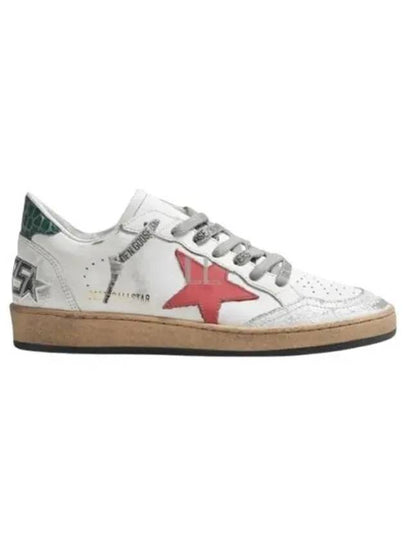 Ball Star Low Top Sneakers Red White - GOLDEN GOOSE - BALAAN 2