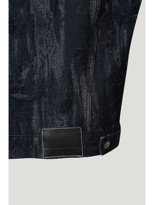 Distressed jacquard denim jacket - IRO - BALAAN 6