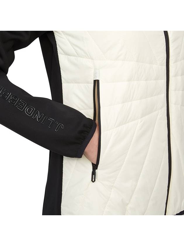 Women's Holma Quilt Hybrid Jacket Whisper White - J.LINDEBERG - BALAAN 10