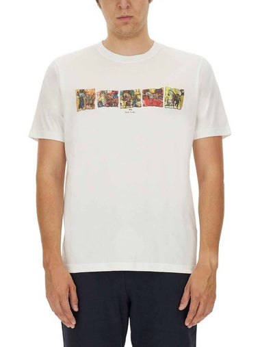 T-SHIRT WITH PRINT - PAUL SMITH - BALAAN 1