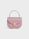 Besace Clea Triomphe Small Shiny Calfskin Tote Bag Petal - CELINE - BALAAN 2