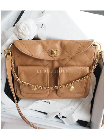 Unicorn Season Two Pocket Hobo Bag Brown AS4743 - CHANEL - BALAAN 2