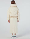 Teddy Layering Short Puffer Cream - REAL ME ANOTHER ME - BALAAN 5