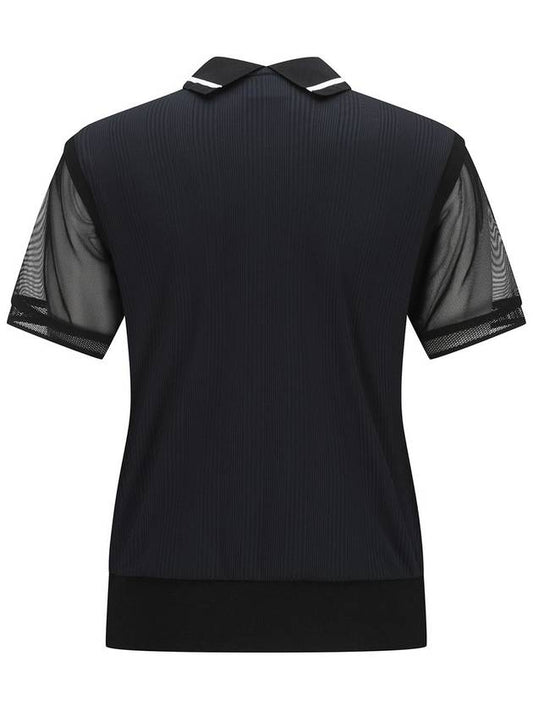 WOMEN SHOULDER MESH POINT SHORT T SHIRTBK - ANEWGOLF - BALAAN 2