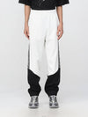 Color Block Logo Side JoGGer Track Pants Black White - FENDI - BALAAN 6