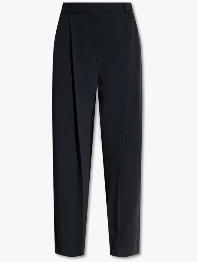 Victoria Beckham Pleat-front Trousers, Women's, Black - VICTORIA BECKHAM - BALAAN 1