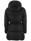 Sirli Belted Hooded Short Padding Black - MONCLER - BALAAN 3