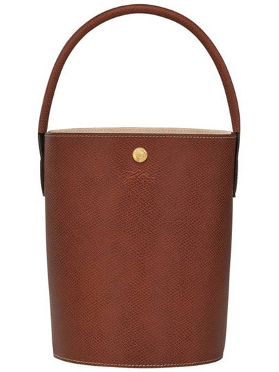 Epure Leather Bucket Bag Brown - LONGCHAMP - BALAAN 2