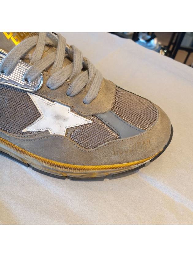 Mesh and Suede Dad-Star Sneakers White Dove Grey - GOLDEN GOOSE - BALAAN 7