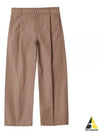 Belted Easy Straight Pants Brown - LEMAIRE - BALAAN 2