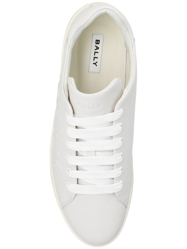 Men's Logo Low Top Sneakers White - BALLY - BALAAN 7