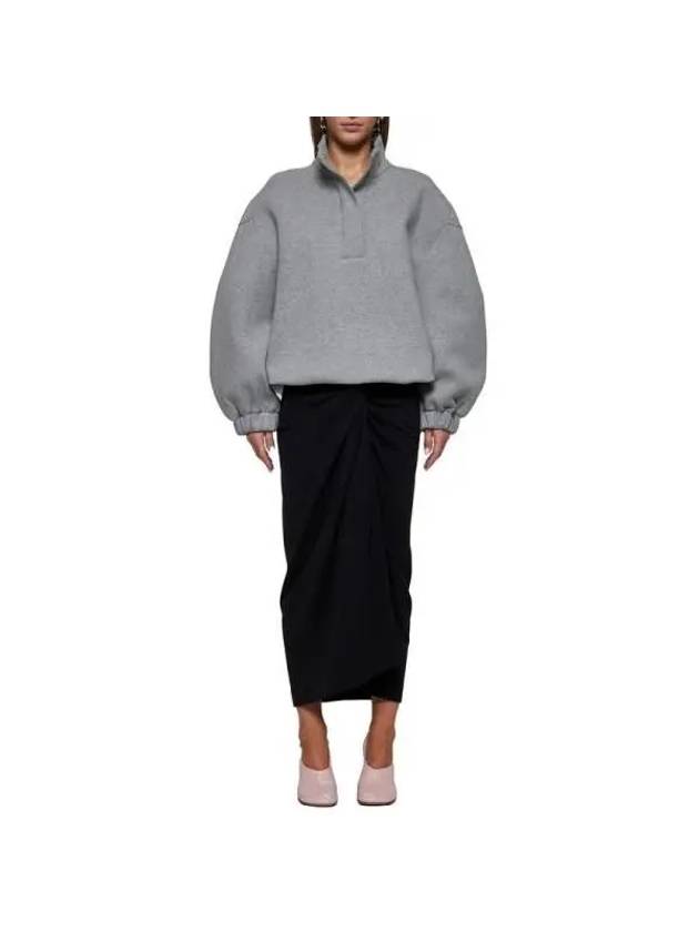 Button high neck sweatshirt 011170 9622813 - DRIES VAN NOTEN - BALAAN 2