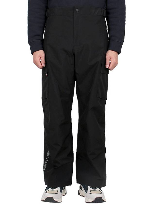 Grenoble Cargo Ski Straight Pants Black - MONCLER - BALAAN 3