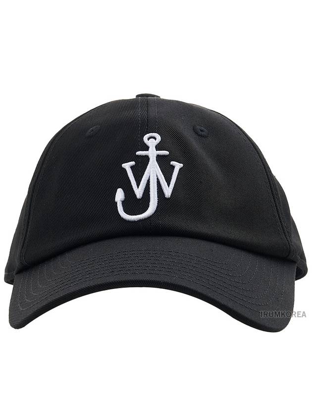 Logo Cotton Canvas Ball Cap Black - JW ANDERSON - BALAAN 3