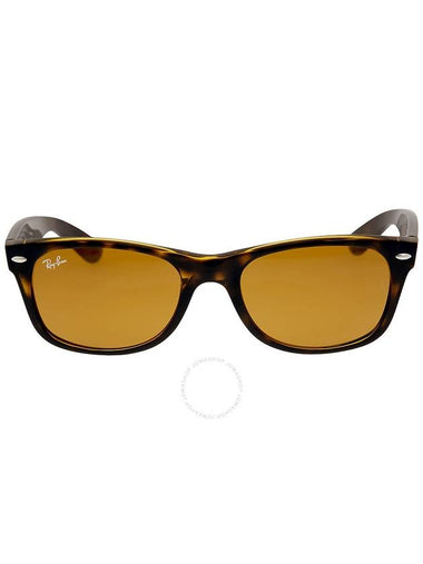 Ray Ban New Wayfarer Classic Brown Classic B-15 Square Men's Sunglasses RB2132 710 52 - RAY-BAN - BALAAN 1