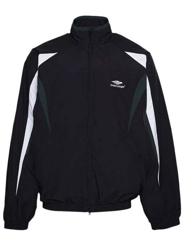 3B Sports Icon Track Jacket Black - BALENCIAGA - BALAAN 2