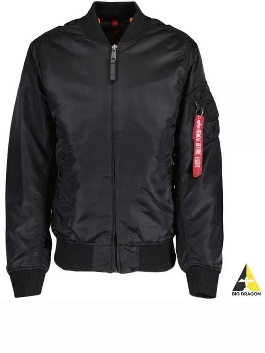 MA 1 DRAGON EMB BLACK 138103 03 jacket - ALPHA INDUSTRIES - BALAAN 1