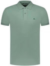 Stretch Piquet Slim Polo Shirt Green - CP COMPANY - BALAAN 2