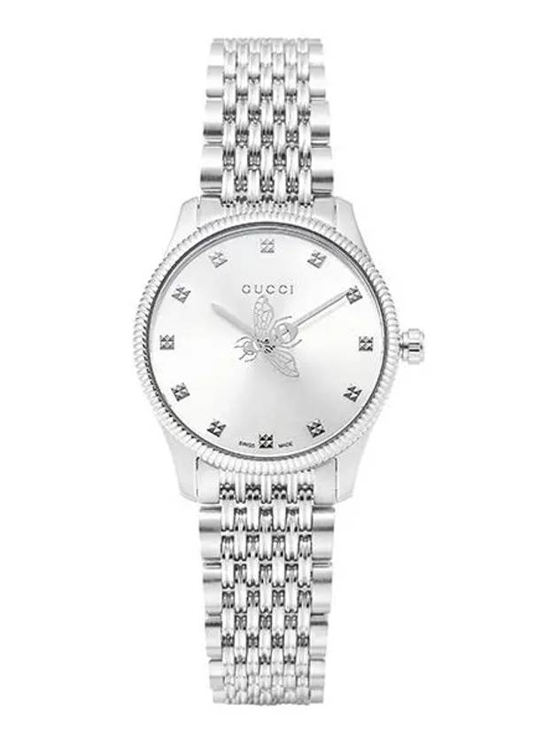 Women's G Timeless Watch Silver - GUCCI - BALAAN 3