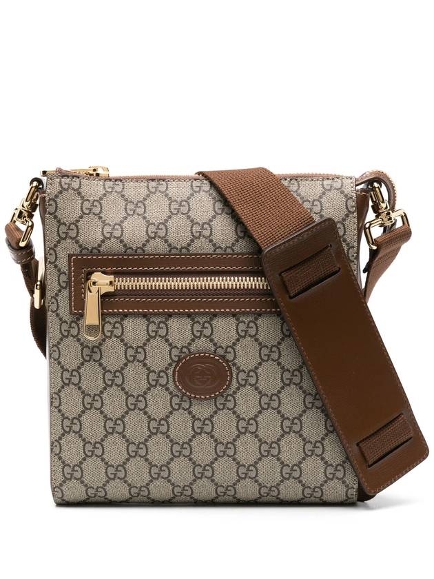 GG Superme Canvas Messenger Bag Beige Ebony - GUCCI - BALAAN 2