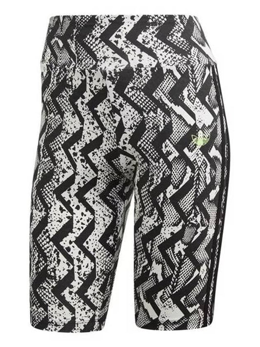 Biker Leggings Pants GN9470 Black White WOMENS - ADIDAS - BALAAN 1