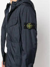 Wappen Patch Nylon Crinklips Hooded Jacket Navy Blue - STONE ISLAND - BALAAN 6