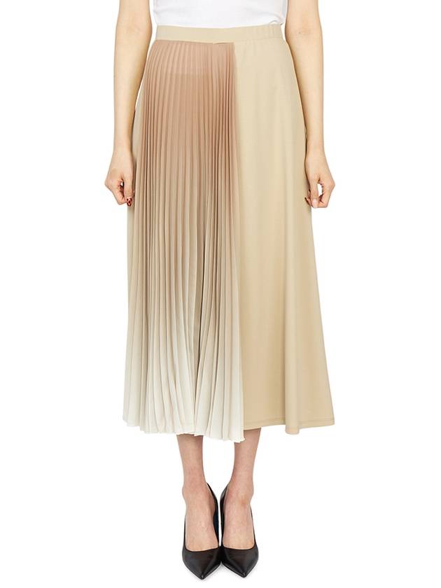 Kabul Pleated Skirt Beige - MAX MARA - BALAAN 4