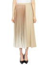 Kabul Pleated Skirt Beige - MAX MARA - BALAAN 1