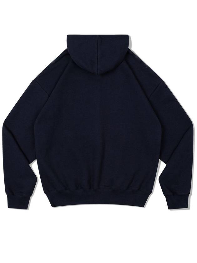 V Heavy Hood Sweat Matin Hoodie Navy - DE GRAND MATIN - BALAAN 4