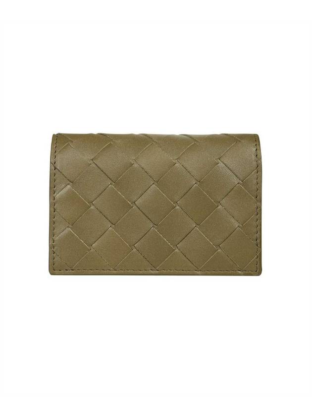 Intrecciato Folding Card Wallet Mud - BOTTEGA VENETA - BALAAN 1