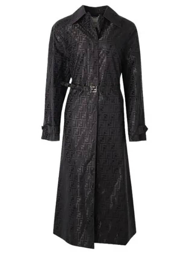 fabric trench coat women jacket - FENDI - BALAAN 1