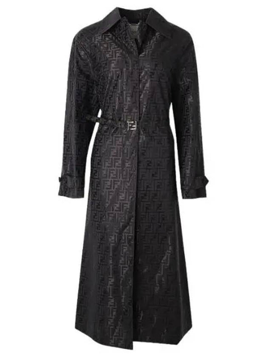 fabric trench coat women jacket - FENDI - BALAAN 1