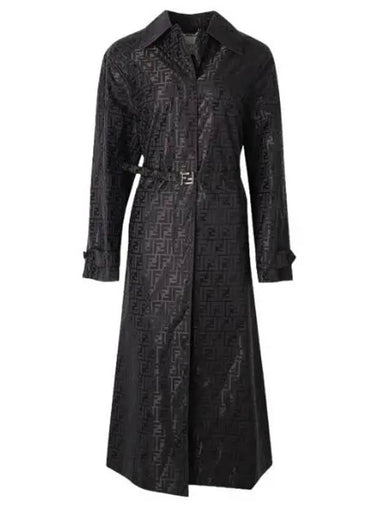 fabric trench coat - FENDI - BALAAN 1