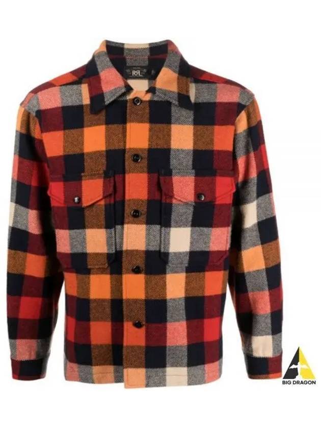 Check Wool Flannel Long Sleeves Shirt - POLO RALPH LAUREN - BALAAN 2