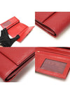 22 A953 Red Saffiano Gold Vara Bow Long Wallet - SALVATORE FERRAGAMO - BALAAN 6