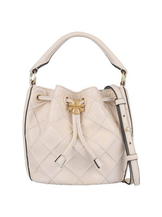 Fleming Soft Bucket Bag Cream - TORY BURCH - BALAAN.