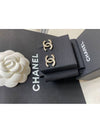 CC Logo Metal Earrings Gold - CHANEL - BALAAN 4