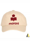 Tyron Embroidered Logo Ball Cap Ivory - ISABEL MARANT - BALAAN 2