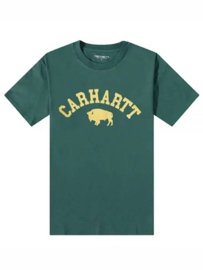 Locker Short Sleeve T-Shirt Green - CARHARTT WIP - BALAAN 2