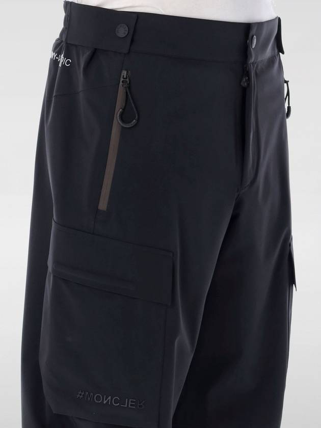 Grenoble Cargo Straight Pants Black - MONCLER - BALAAN 4