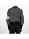 MKC510A Y1506 415 diagonal armband cardigan - THOM BROWNE - BALAAN 4