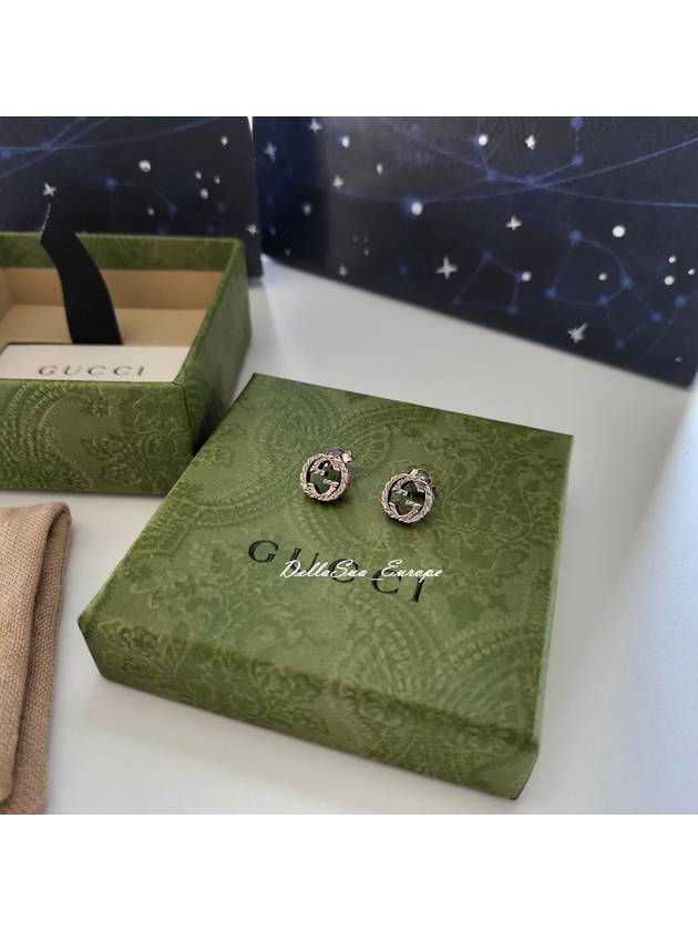 Interlocking G Earrings Silver YBD457109001 - GUCCI - BALAAN 10